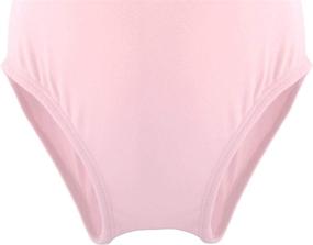 img 1 attached to 🩰 Cotton Short Sleeve Ballet Leotard for Girls Ages 2-10 by Dancina