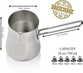 img 2 attached to 🔥 Premium Quality Thickest Decanter: Polished Stainless Stovetop for Perfect Brewing