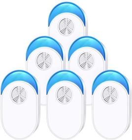 img 4 attached to 🪲 6-Pack Indoor Ultrasonic Pest Repellent - Pest Control Deterrent for Mice, Rats, Rodents, Ants, Spiders, and Cockroaches