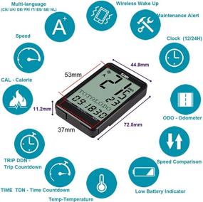 img 3 attached to 🚲 SUNDING Bike Odometer Monitor: Waterproof Bicycle Speedometer Odometer for Accurate Tracking