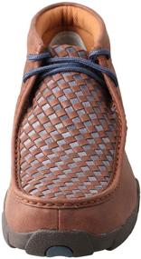 img 1 attached to Exquisite Twisted Caiman Print Driving Brown Men's Shoes: Best in Class for Comfort and Style