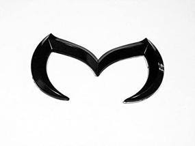 img 4 attached to 🦇 Эмблема задка Mazda Black Evil M Batman для багажника из металла, логотип 2004-2011: стильное и яркое улучшение бренда