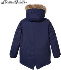 img 2 attached to Пуховик Eddie Bauer для мальчиков с меховым капюшоном на зиму