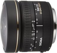 sigma 8mm f/3.5 ex dg circular fisheye lens for canon slr cameras: wide-angle distortion at its best logo