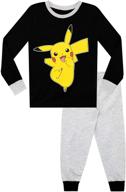 пижама pokemon boys pikachu black логотип