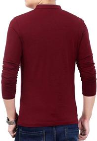 img 3 attached to 👕 FREDRM Stretchy Collared Sleeve Shirts