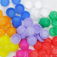 🌰 small clear-colored acorn capsules - 100-piece empty toy capsules - 1.1 inch frosty capsules for vending machines - 8 colors plastic capsules for toys - 28mm prize machine capsules - compact colored containers логотип