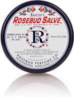 🌹 rosebud salve tin 0.8 oz: versatile natural lip balm and skin moisturizer logo