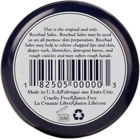 img 1 attached to 🌹 Rosebud Salve Tin 0.8 Oz: Versatile Natural Lip Balm and Skin Moisturizer