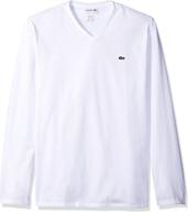 👕 lacoste sleeve jersey t shirt th6711: stylish men's clothing in t-shirts & tanks logo
