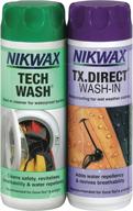 nikwax hardshell cleaning and waterproofing duo-pack: ultimate protection for your outdoor gear logo