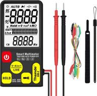 📊 large 3.5-inch lcd 3-line display voltmeter ac dc voltage ncv resistance ohm hz tester - ultra-portable digital multimeter logo