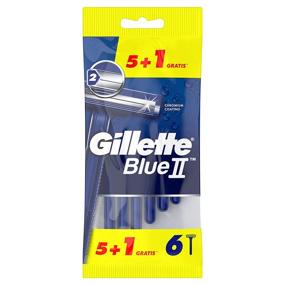 img 4 attached to 🪒 Get a Close Shave with Gillette Blue II - 5 Blades, 1 Handle