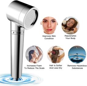 img 3 attached to 🚿 Handheld Showerheads & Showers - Hose & ACF Filters Included | Showerhead Filters for Hard Water Softening | High Pressure & Water Saving Filtered Shower Head | Benefits: Dry Skin & Hair Loss Prevention