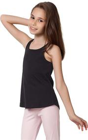 img 2 attached to 👚 Certified Organic Cotton Sleeveless Girls' Tops, Tees & Blouses by CAOMP: Premium Quality and Sustainable Fashion