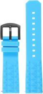 🔒 silicone rubber buckle waffle strap by strapsco logo