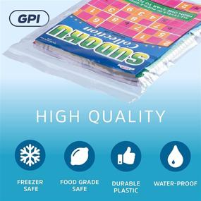 img 2 attached to 📦 Inches Clear Reclosable GPI Brand Poly & Plastic Packaging Bags: Ideal Shipping & Packaging Supplies