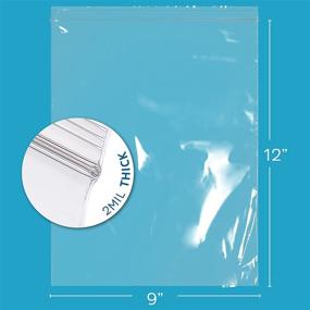 img 3 attached to 📦 Inches Clear Reclosable GPI Brand Poly & Plastic Packaging Bags: Ideal Shipping & Packaging Supplies