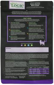 img 3 attached to Premium Natural Feline Meal Feast: Nature's Logic Cat Food with Rabbit