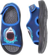 🦖 fun dinosaur design! quick dry kids sandals - size 24 - boys' shoes in sandals logo