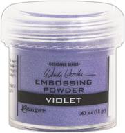 ranger vecchi embossing powders violet logo