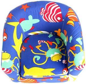 img 2 attached to 🪑 Kids' Furniture: Emall Life Armchair with Cartoon Design