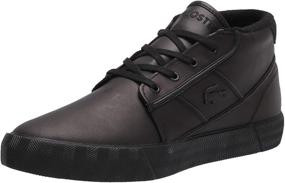 img 4 attached to Lacoste Gripshot Chukka Sneaker Black Men's Shoes for Fashion Sneakers
