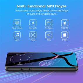 img 3 attached to 🎧 MECHEN 32GB MP3-плеер с Bluetooth 4.0 - Портативный цифровой музыкальный плеер без потерь, 2,4'' экран, идеально подходит для ходьбы и бега, сенсорные кнопки, FM-радио, запись, поддерживает до 128 ГБ.