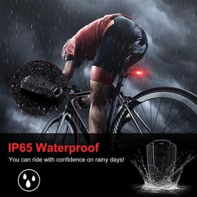 img 2 attached to 🚴 Bike Taillight Alarm Horn - Fansport Bicycle Rear Light Rechargeable 120dB Loud Horn Bell LED Cycling with Remote - Anti-Theft IP65 Waterproof for Electric Mountain Bike - One Size (P1O564105Z7Y15GIBBE)