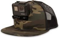 actionhat camo flat bill compatible logo