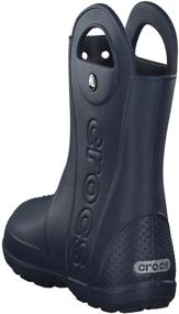 img 1 attached to 👞 Crocs Kids Handle Rain Boots: Boys' Shoes, Perfect for Outdoor Activities