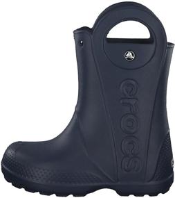 img 3 attached to 👞 Crocs Kids Handle Rain Boots: Boys' Shoes, Perfect for Outdoor Activities