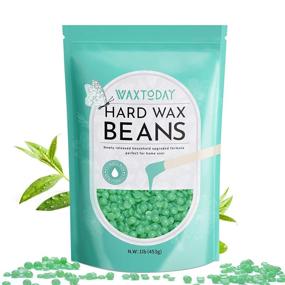 img 4 attached to Sensitive Skin Hard Wax Beads - WAXTODAY Tea Tree Hair Removal Formula (15.8 oz) - Full Body Brazilian Waxing for Face, Legs, Eyebrows - Ideal Refill for Wax Warmers