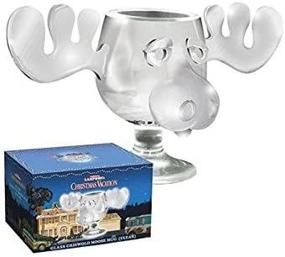 img 3 attached to 🦌 ICUP National Lampoon's Christmas Vacation Griswold Moose Mug - Authentic 8 oz Clear Glass