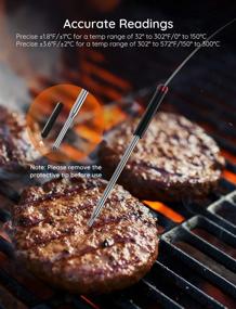 img 1 attached to 🌡️ Govee Meat Thermometer 2.5mm Probe Replacement 2-Pack for Model H5055: Enhanced Accuracy and Durability