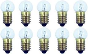 img 4 attached to 💡 CEC Industries #428 Bulbs, 12.5V, 3.125W, E10 Base, G-4.5 Shape (Pack of 10) – High-Quality Miniature Bulbs for Versatile Illumination Needs