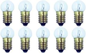 img 1 attached to 💡 CEC Industries #428 Bulbs, 12.5V, 3.125W, E10 Base, G-4.5 Shape (Pack of 10) – High-Quality Miniature Bulbs for Versatile Illumination Needs