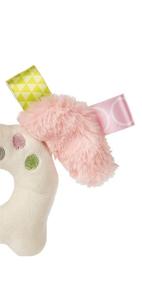 img 2 attached to 🎠 Taggies Painted Pony Soft Ring Rattle - 6 Inches - Embroidered
