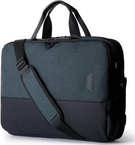 img 4 attached to 💼 BAGSMART 15.6 Inch Laptop Bag: Stylish Work Business Travel Briefcase for Men and Women