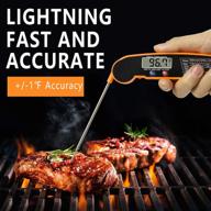 🔥 digital meat thermometer for grilling and cooking - fast instant read thermometer for kitchen and bbq grill logo