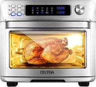 🍲 ostba air fryer oven 26 qt - efficient 10-in-1 convection toaster oven with rotisserie, dehydrator, and more - includes recipe cookbooks and 6 accessories логотип