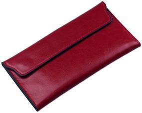 img 4 attached to NIGEDU Wallet Genuine Cowhide Leather