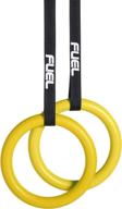 fuel pureformance gymnastics 🤸 rings set with straps, yellow logo