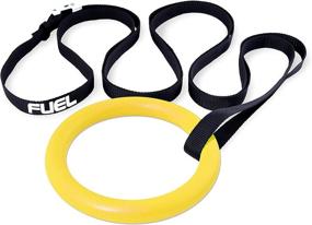 img 3 attached to Fuel Pureformance Gymnastics 🤸 Rings Set with Straps, Yellow