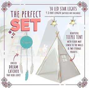 img 1 attached to 🧚 Enchanting Fairy Tale Kids Teepee Tent