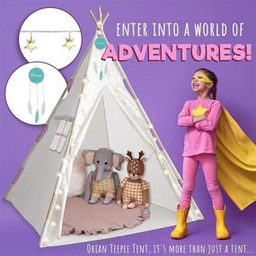 img 4 attached to 🧚 Enchanting Fairy Tale Kids Teepee Tent