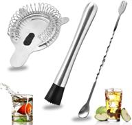 🍸 senhai stainless steel bartenders' cocktail strainer logo