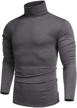 coofandy casual turtleneck lightweight pullovers men's clothing in shirts logo