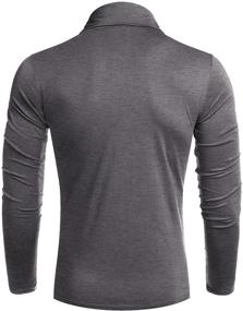 img 2 attached to COOFANDY Casual Turtleneck Lightweight Pullovers Men's Clothing in Shirts