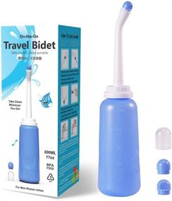 img 4 attached to 🚿 MEDOUG Portable Travel Bidet Peri Bottle for Postpartum Care - Handheld Personal Bidet Sprayer with 500ML Water Capacity - Cleaner for Personal Hygiene, Baby Care, and Hemorrhoid Treatment